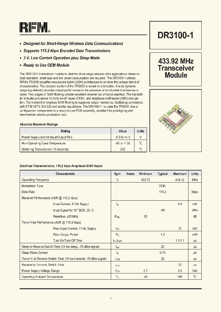 DR3100-1_1233728.PDF Datasheet