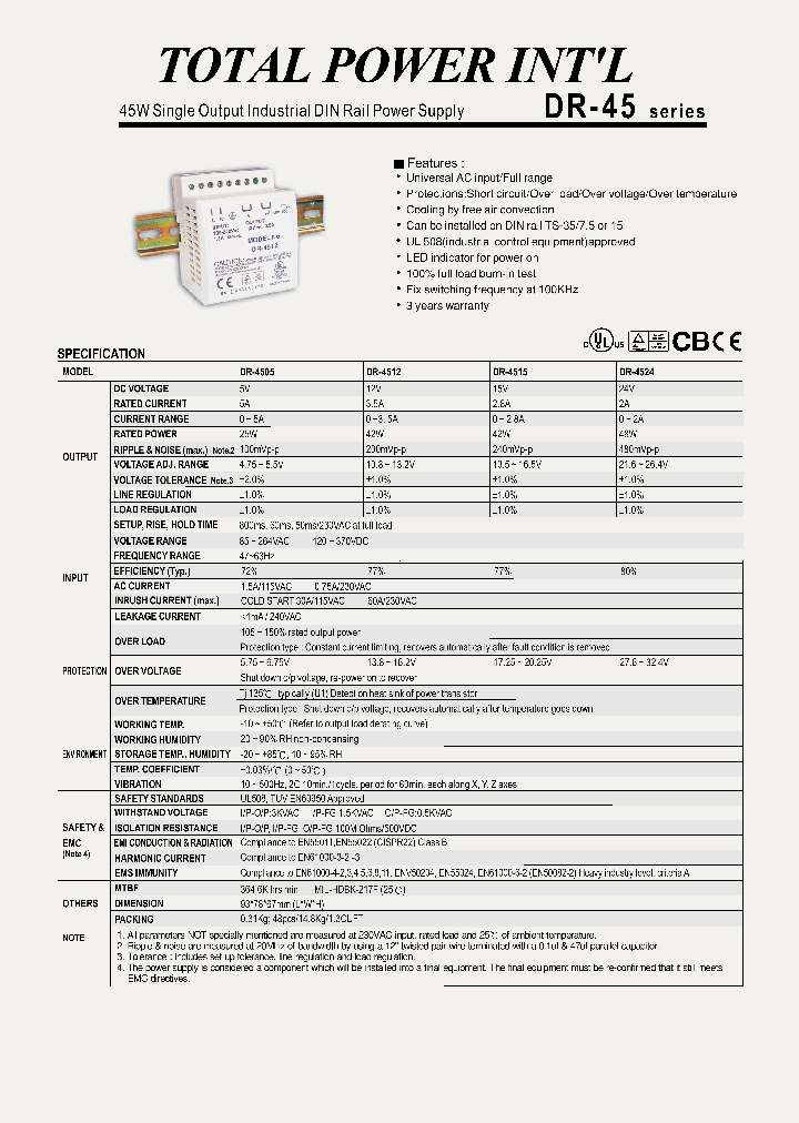 DR-45_1233741.PDF Datasheet