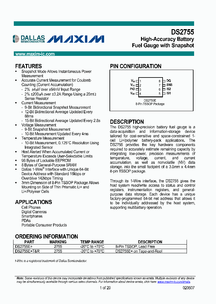 DS2755ET_1234249.PDF Datasheet