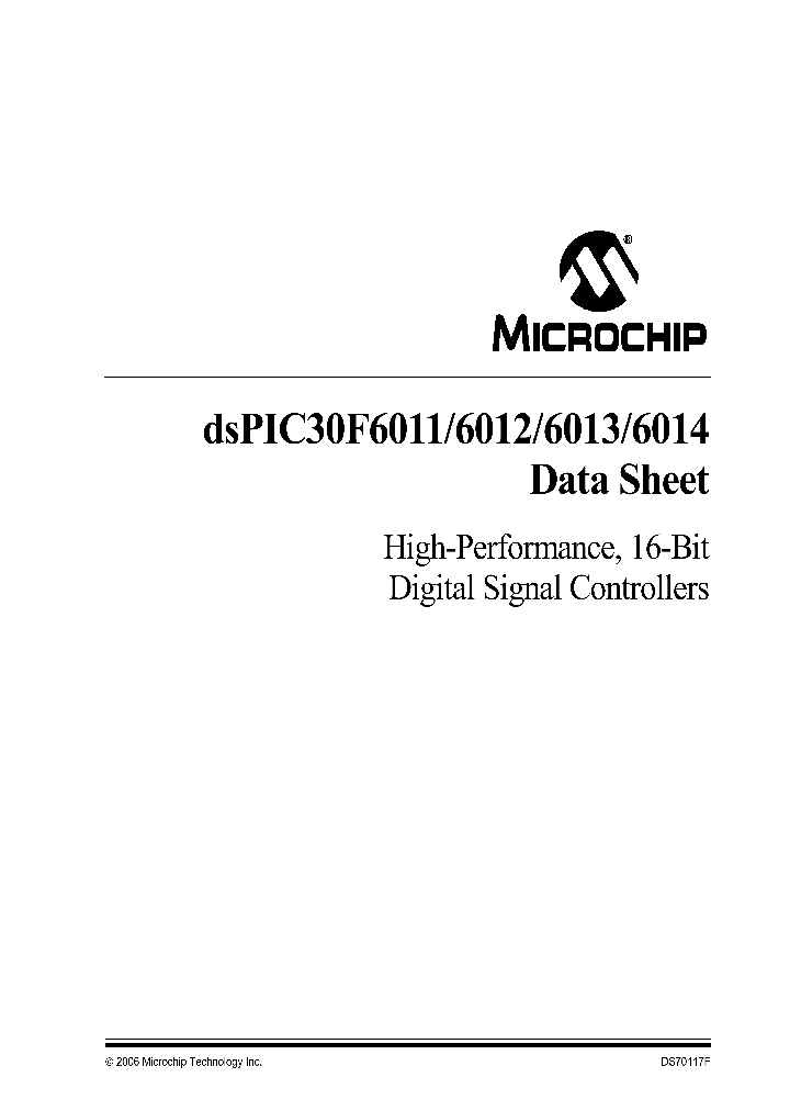 DSPIC30F6014AT-30IW-ES_1234816.PDF Datasheet