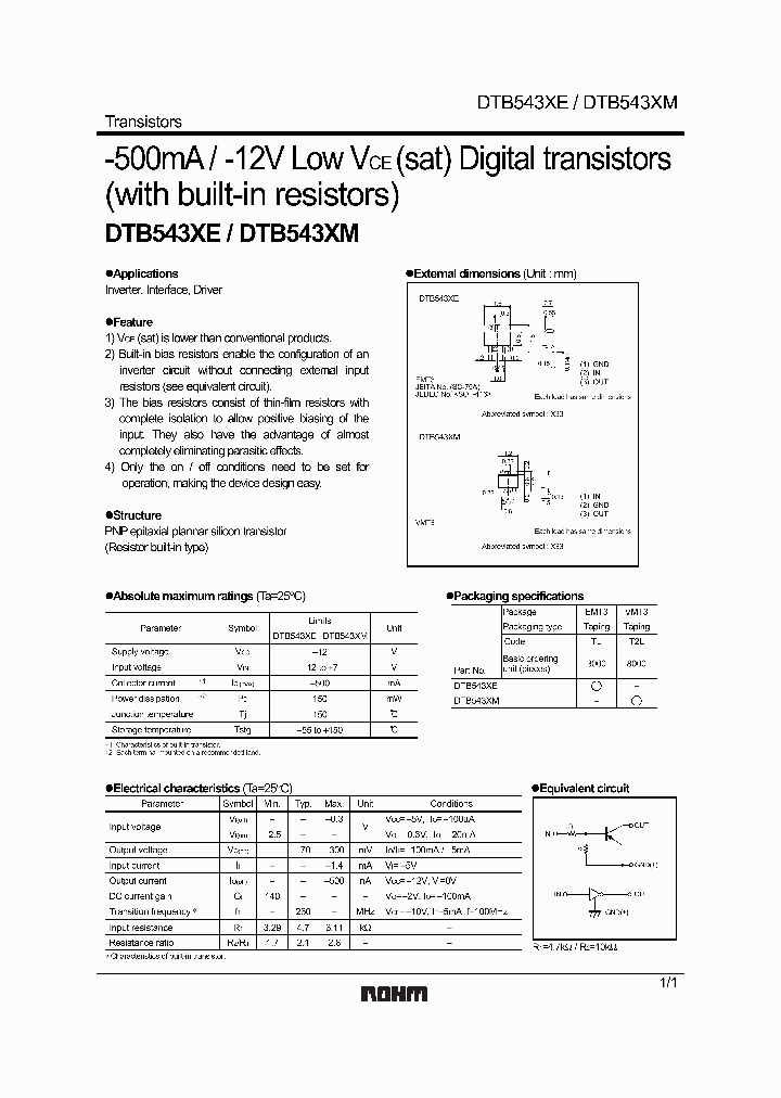 DTB543XE_1107823.PDF Datasheet