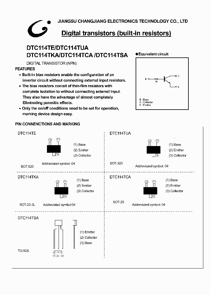 DTC114TUA_1143258.PDF Datasheet