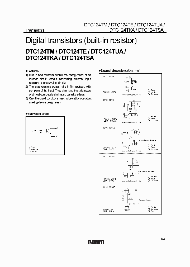 DTC124TUA_1235143.PDF Datasheet