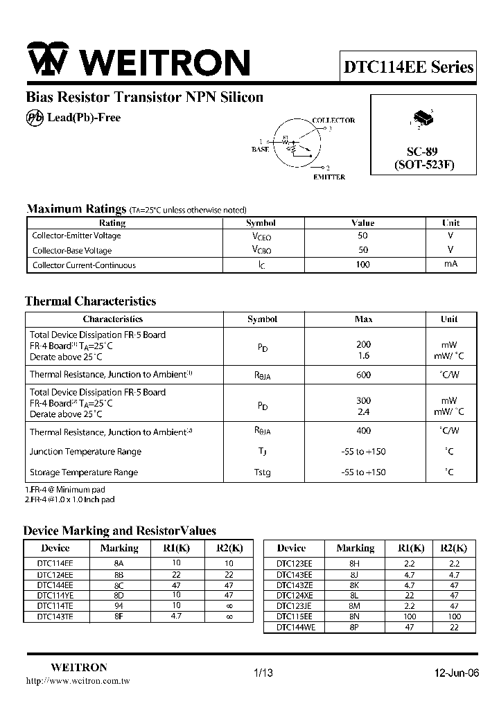 DTC143TE_1151476.PDF Datasheet