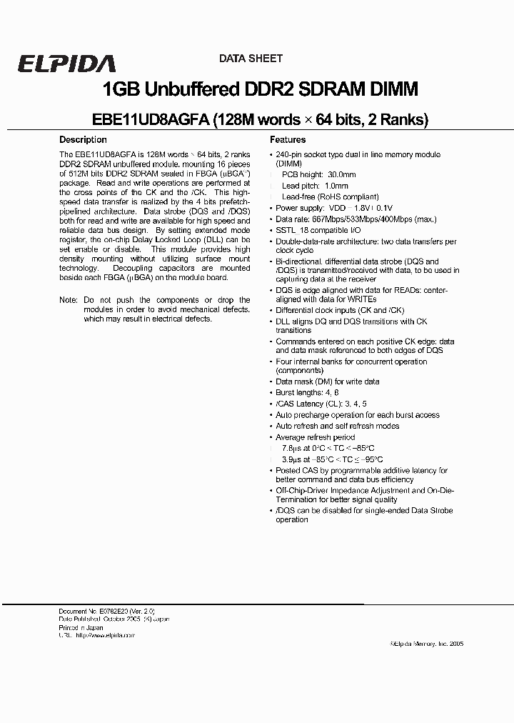 EBE11UD8AGFA-6E-E_1235668.PDF Datasheet