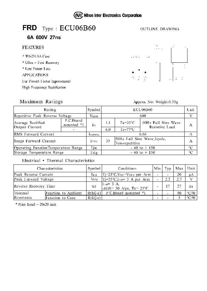 ECU06B60_1235853.PDF Datasheet