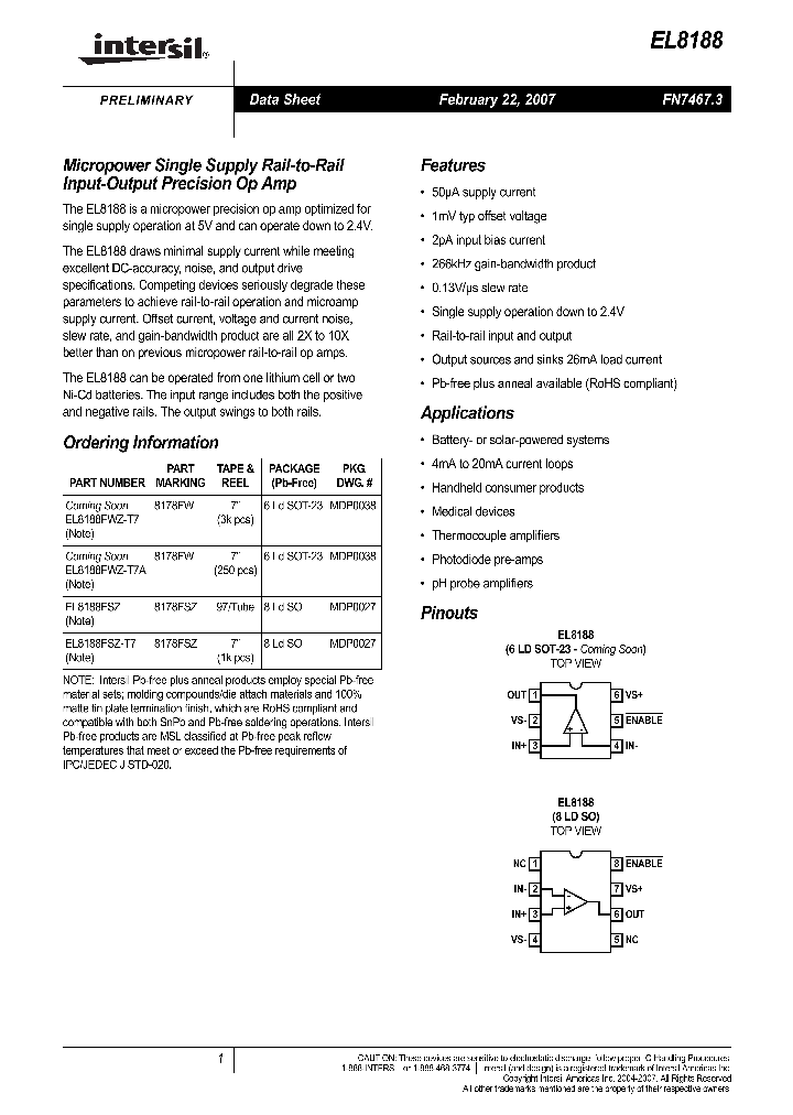 EL8188FWZ-T7_1132885.PDF Datasheet