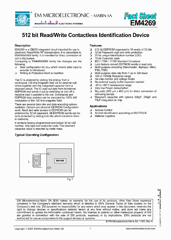 EM4269_1236942.PDF Datasheet