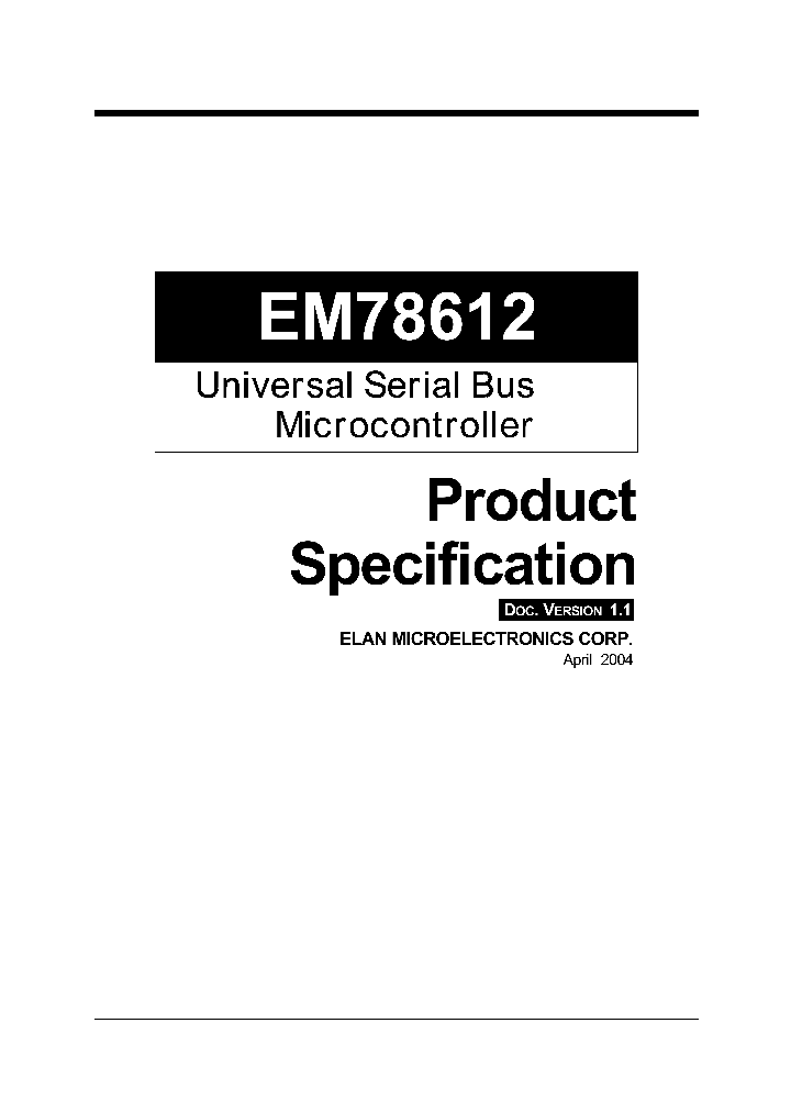 EM78612_1187255.PDF Datasheet