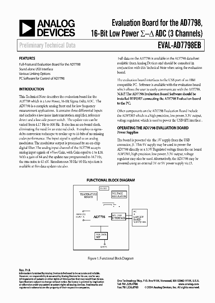 EVAL-AD7798EB_1238226.PDF Datasheet