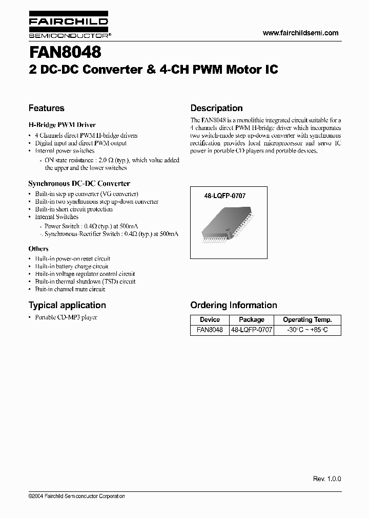 FAN8048_1179079.PDF Datasheet