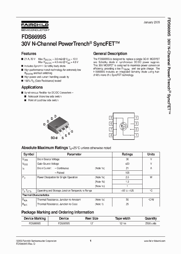 FDS6699S_1173292.PDF Datasheet