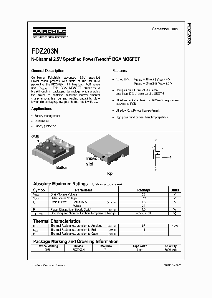 FDZ203N_1239887.PDF Datasheet