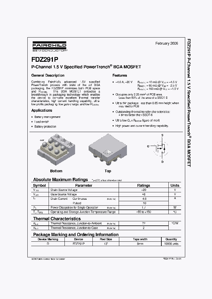 FDZ291P06_707171.PDF Datasheet