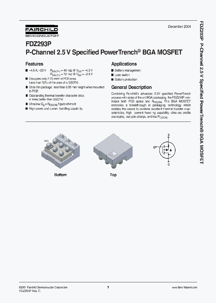 FDZ293P_1239900.PDF Datasheet