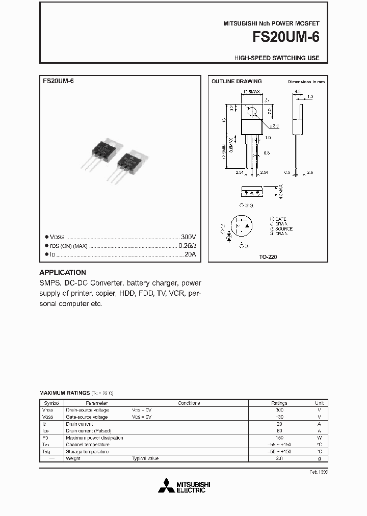 FS20UM-6_1147539.PDF Datasheet