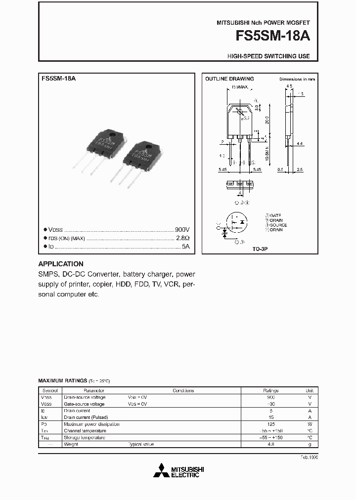 FS5SM-18A_1127693.PDF Datasheet