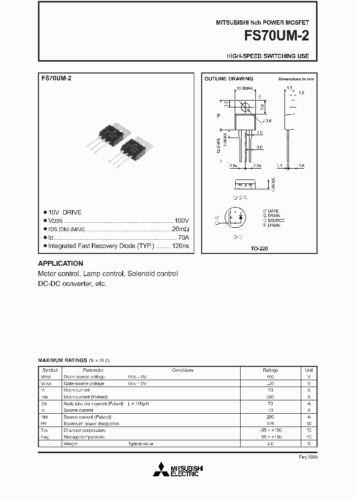 FS70UM-2_1242721.PDF Datasheet