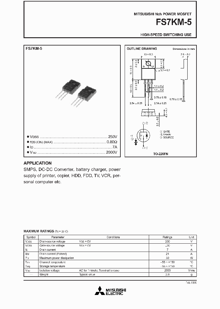FS7KM-5_1092845.PDF Datasheet