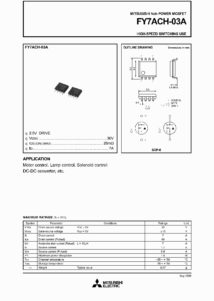 FY7ACH-03A_1243660.PDF Datasheet