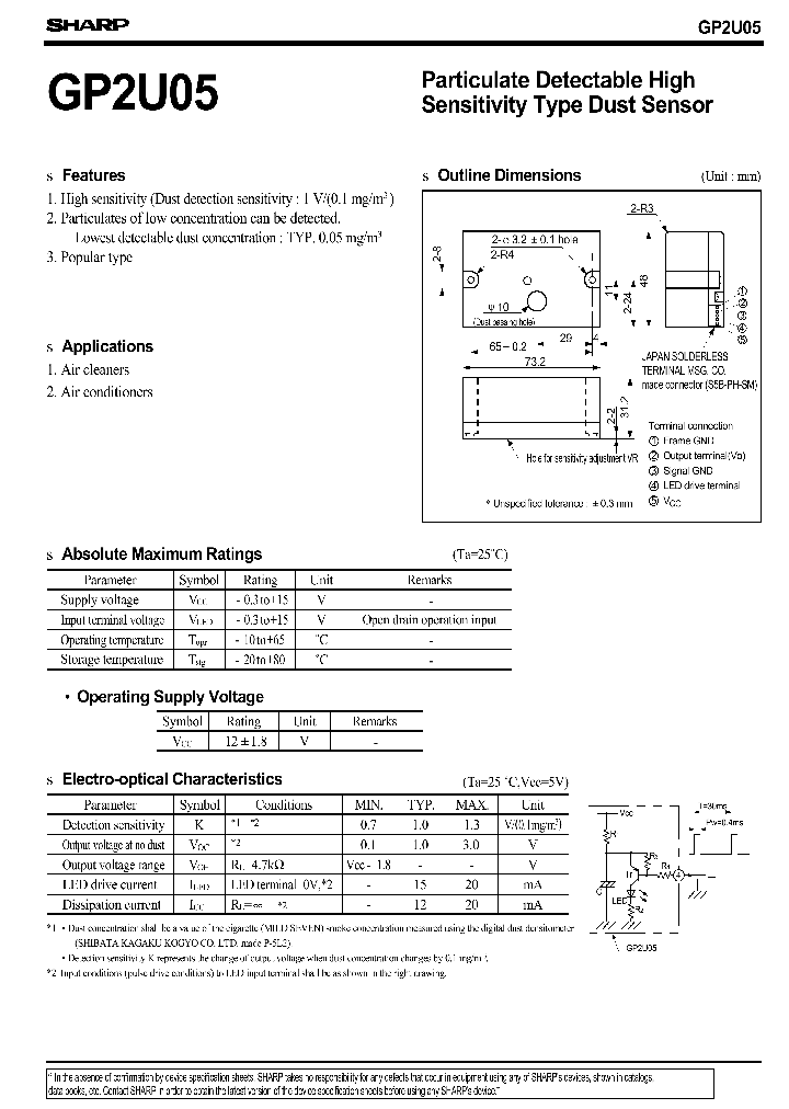 GP2U05_1245610.PDF Datasheet