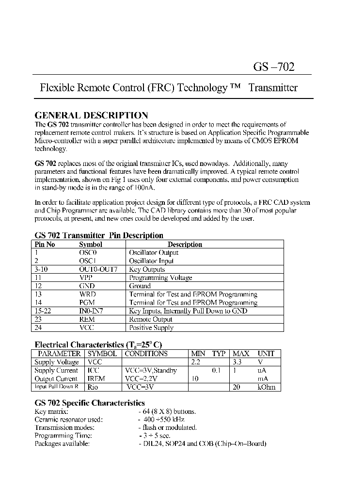 GS702_1245824.PDF Datasheet