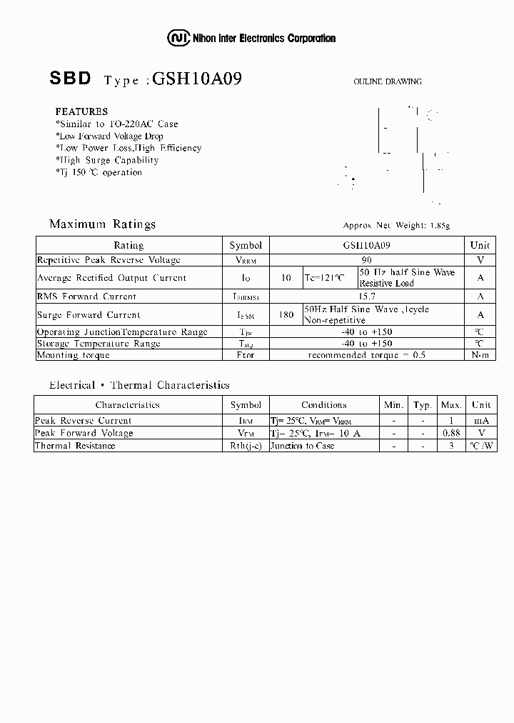 GSH10A09_1246189.PDF Datasheet