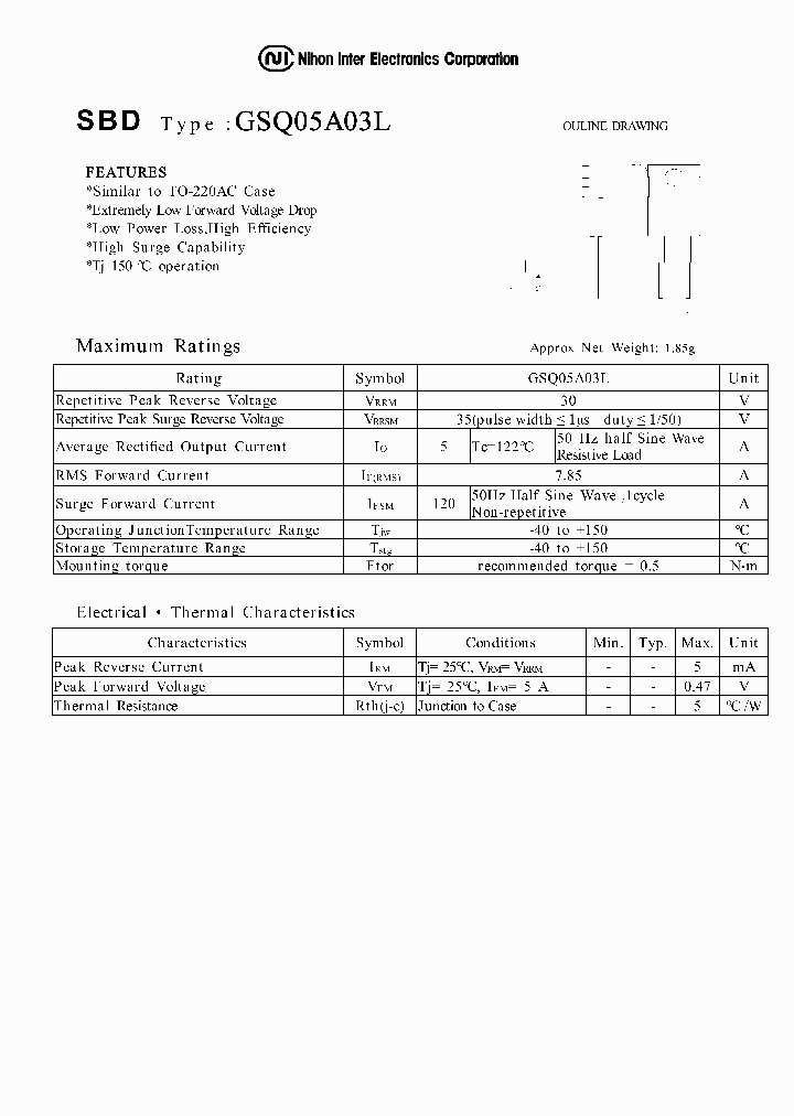 GSQ05A03L_1246244.PDF Datasheet