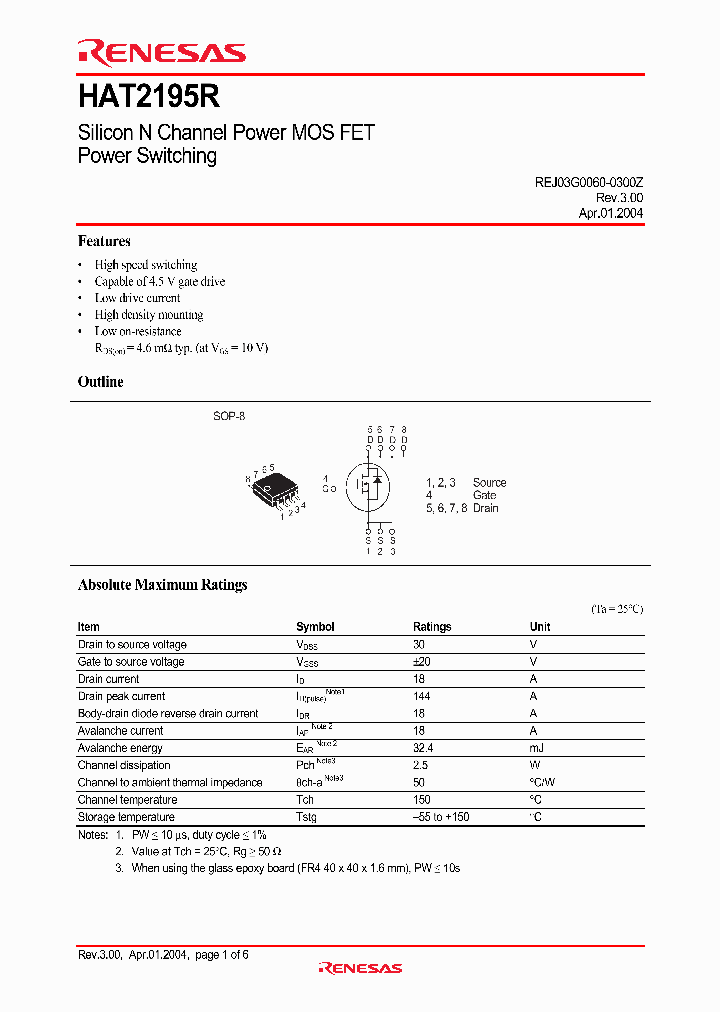 HAT2195R_1247293.PDF Datasheet