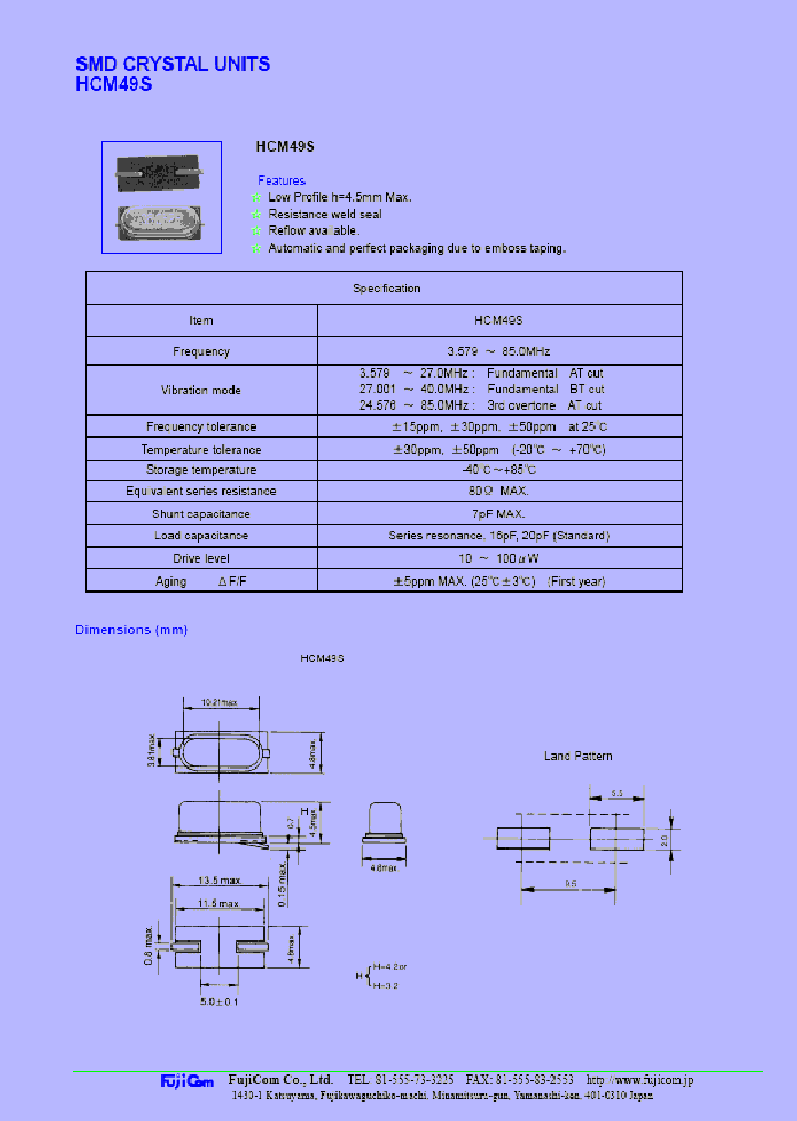 HCM49S_1247703.PDF Datasheet