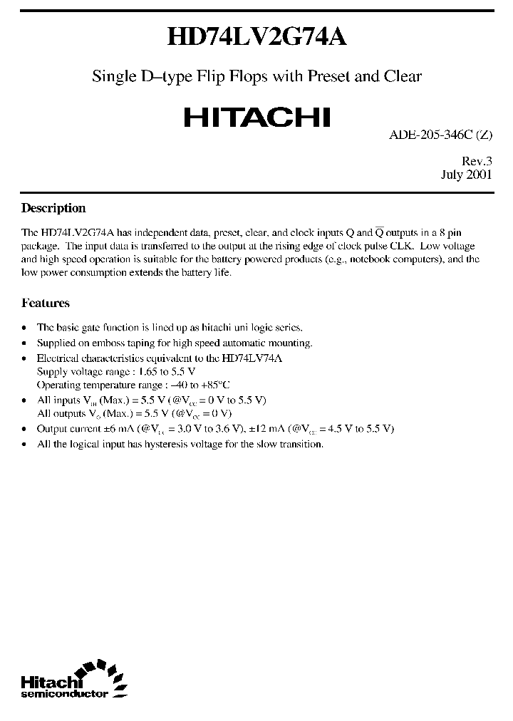 HD74LV2G74A_1248535.PDF Datasheet
