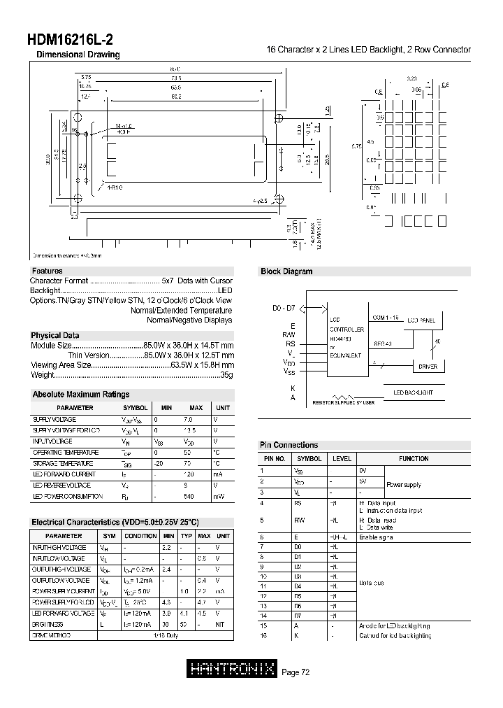 HDM16216L-2_1097114.PDF Datasheet