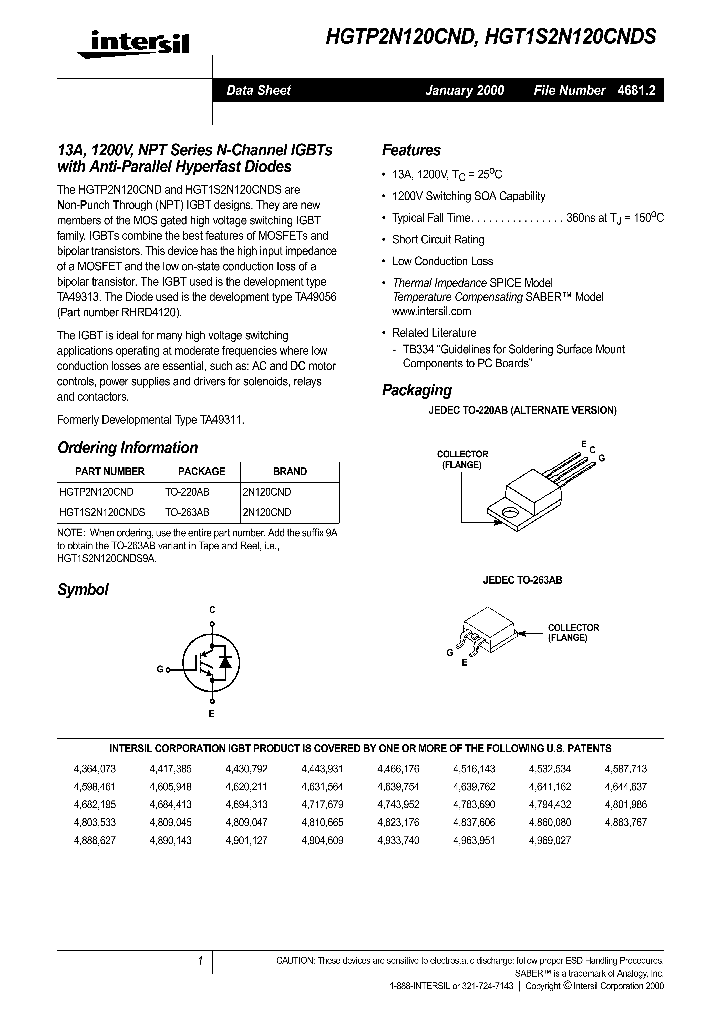 HGTP2N120CND_1249590.PDF Datasheet