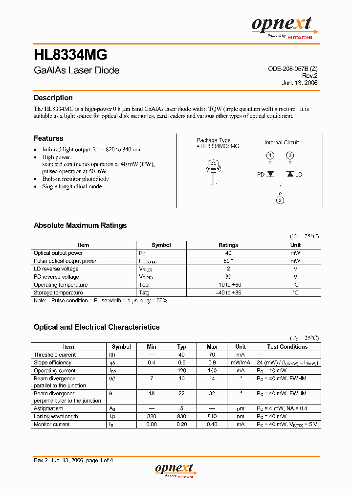 HL8334MG_1250154.PDF Datasheet