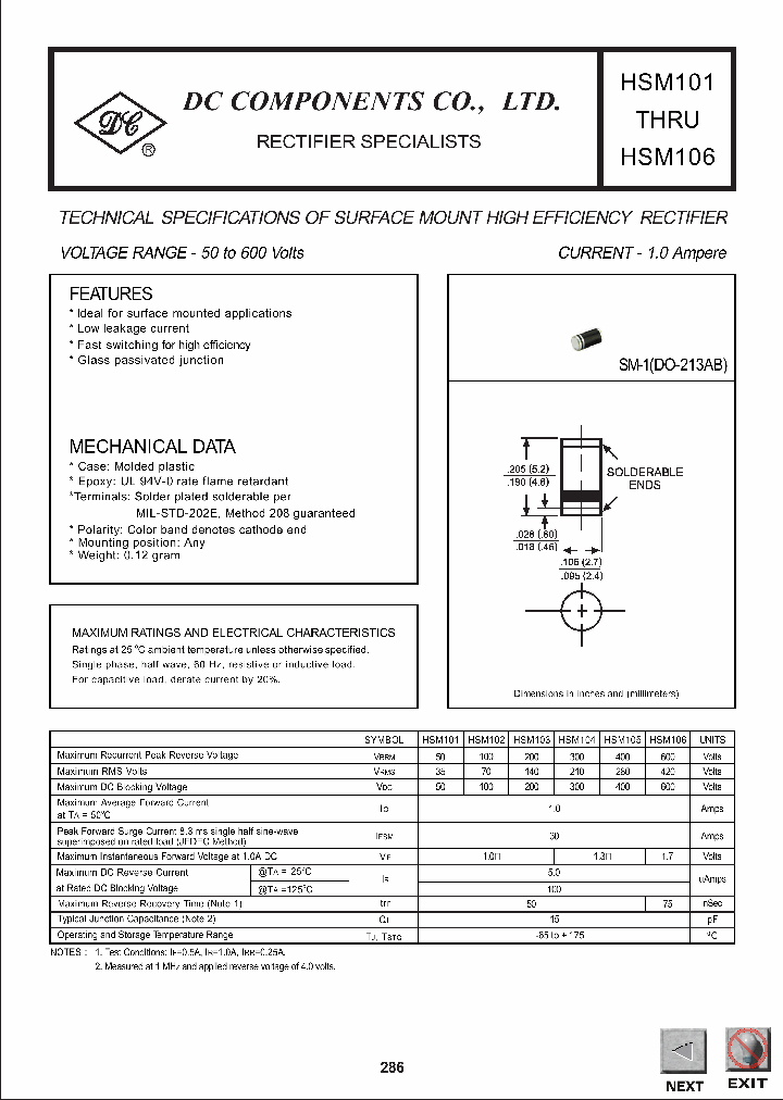 HSM106_1251335.PDF Datasheet