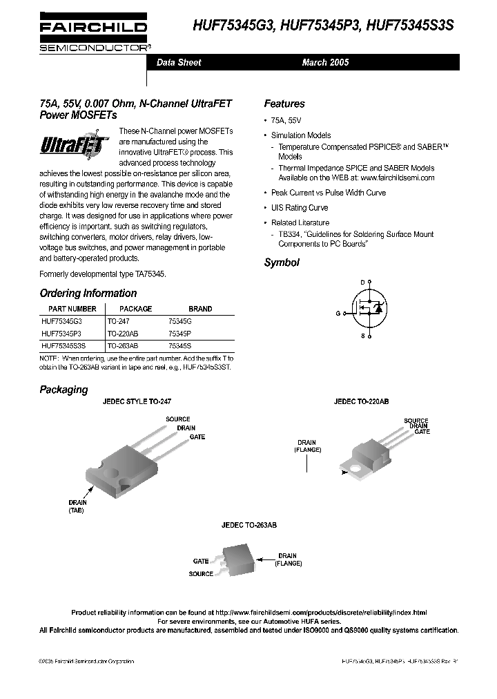 HUF75345S3ST_1251794.PDF Datasheet