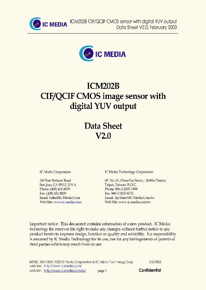 ICM202B_765764.PDF Datasheet
