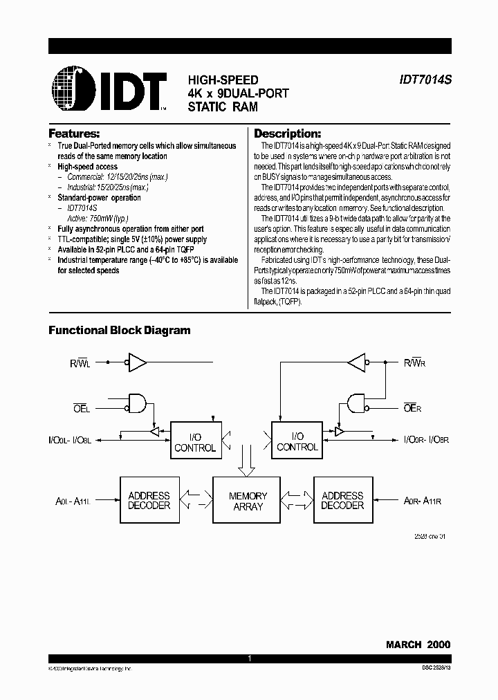 IDT7014S12PFI_877839.PDF Datasheet