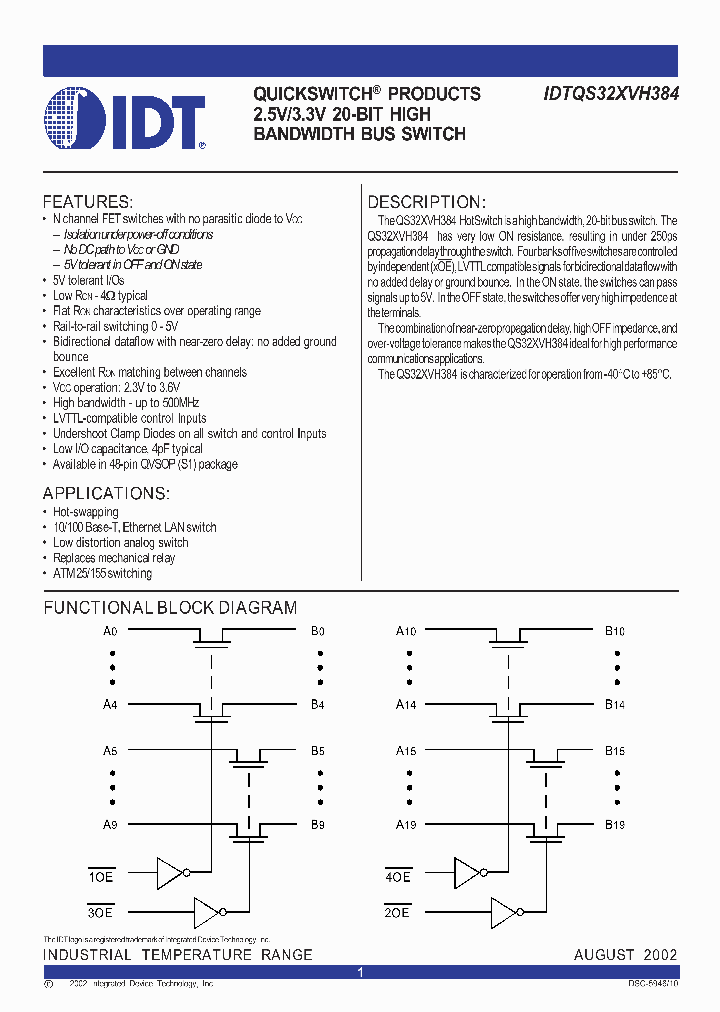 IDTQS32XVH384Q1_1254195.PDF Datasheet