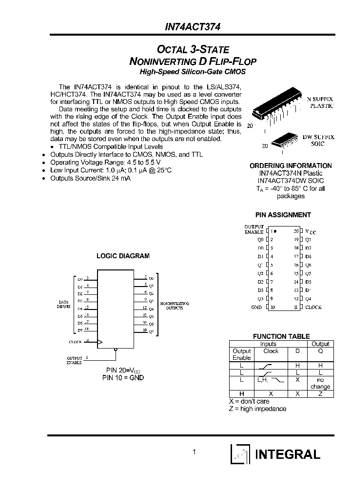 IN74ACT374N_1254753.PDF Datasheet