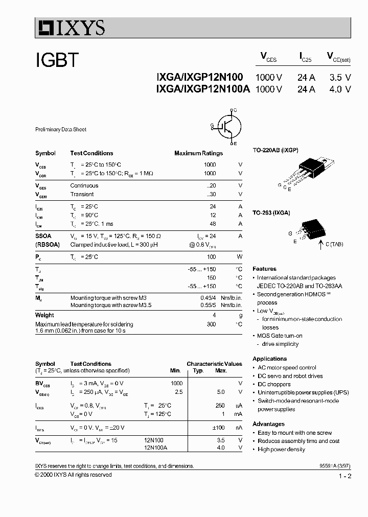 IXGP12N100A_1258153.PDF Datasheet