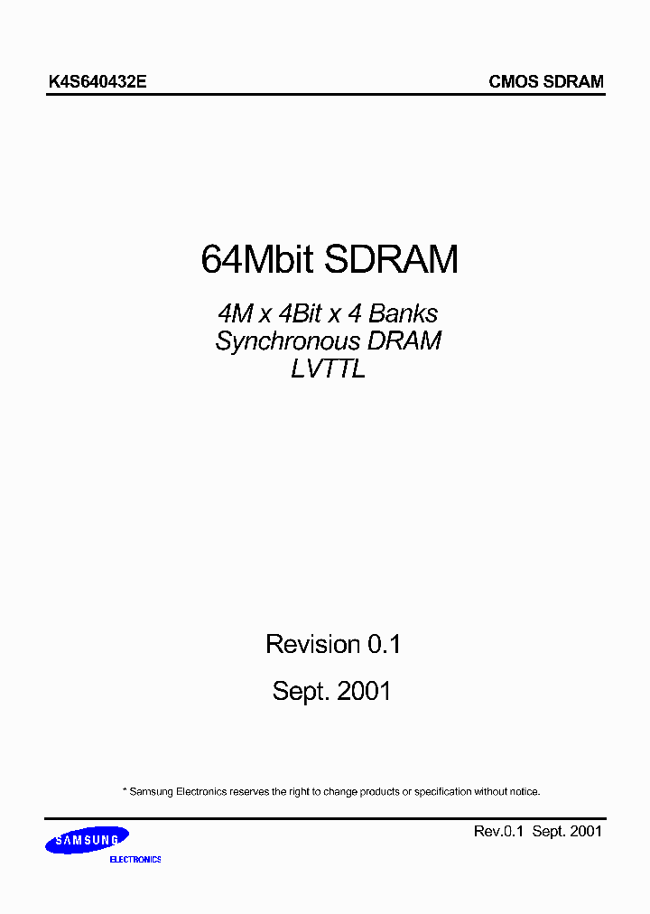 K4S640432E-TC_1259159.PDF Datasheet