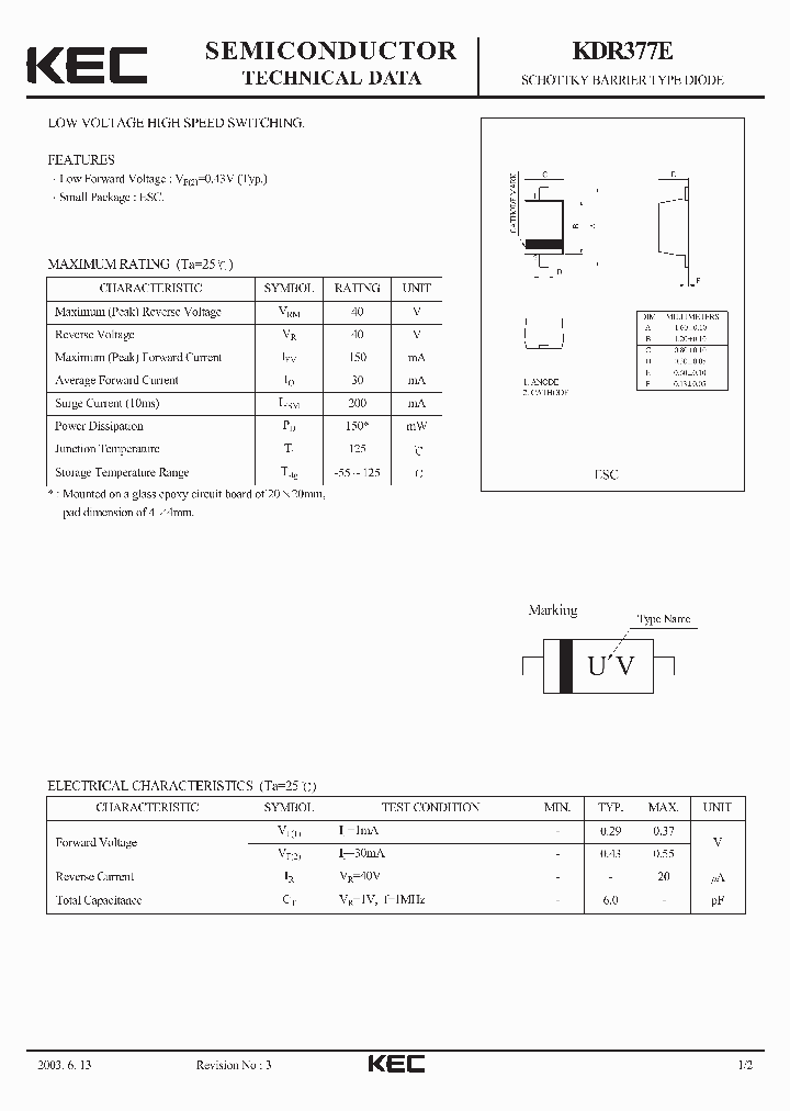 KDR377E_1260131.PDF Datasheet