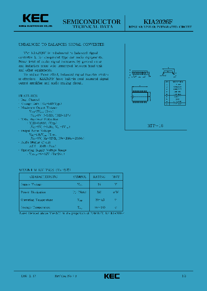 KIA2026F_785781.PDF Datasheet