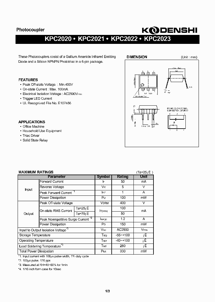 KPC2023_1260812.PDF Datasheet