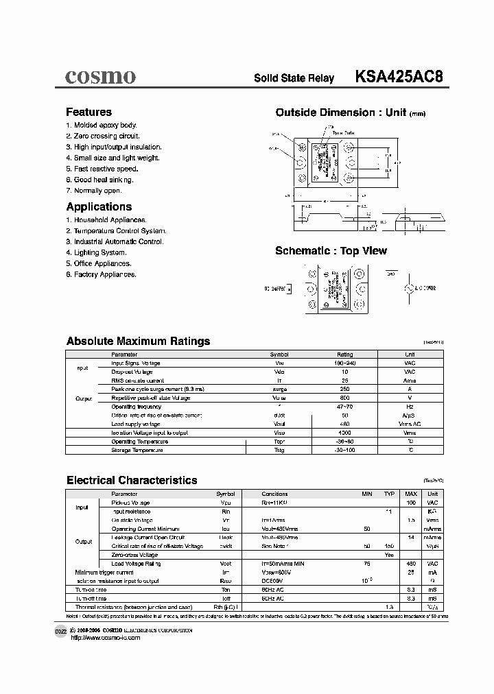 KSA425AC8_1261088.PDF Datasheet