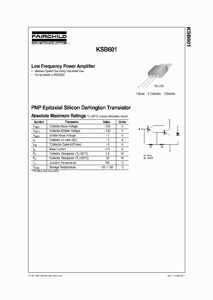 KSB601Y_1261123.PDF Datasheet
