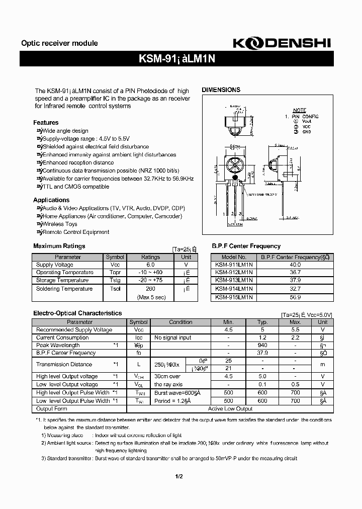 KSM-915LM1N_1261425.PDF Datasheet
