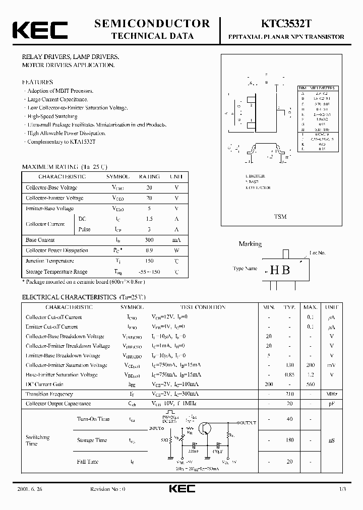 KTC3532T_1261704.PDF Datasheet