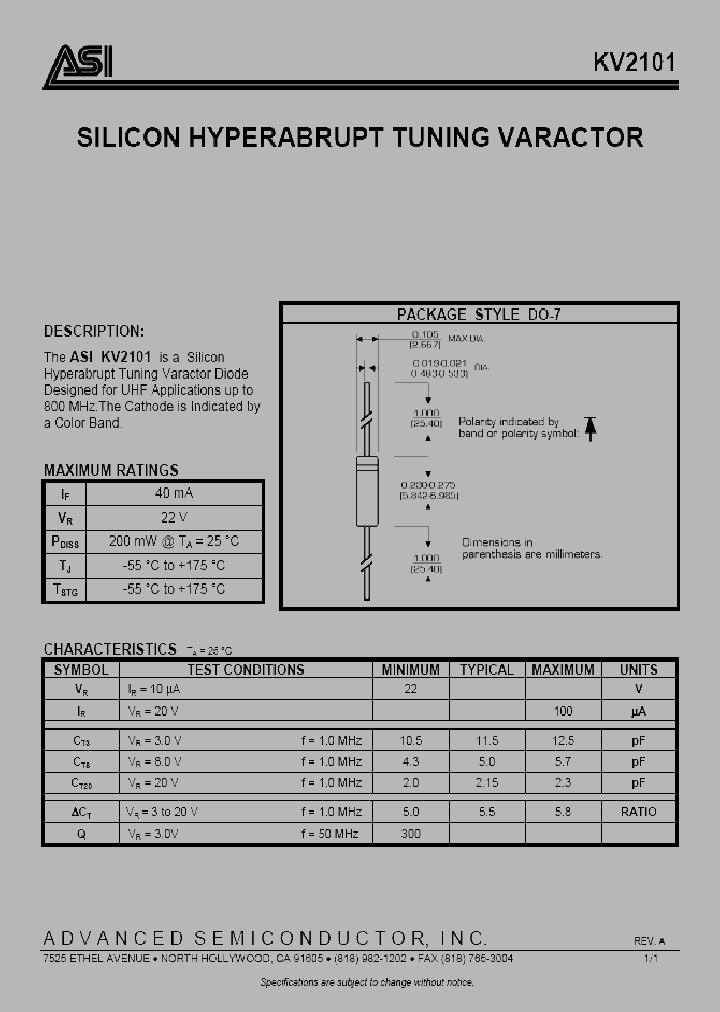 KV2101_1158669.PDF Datasheet